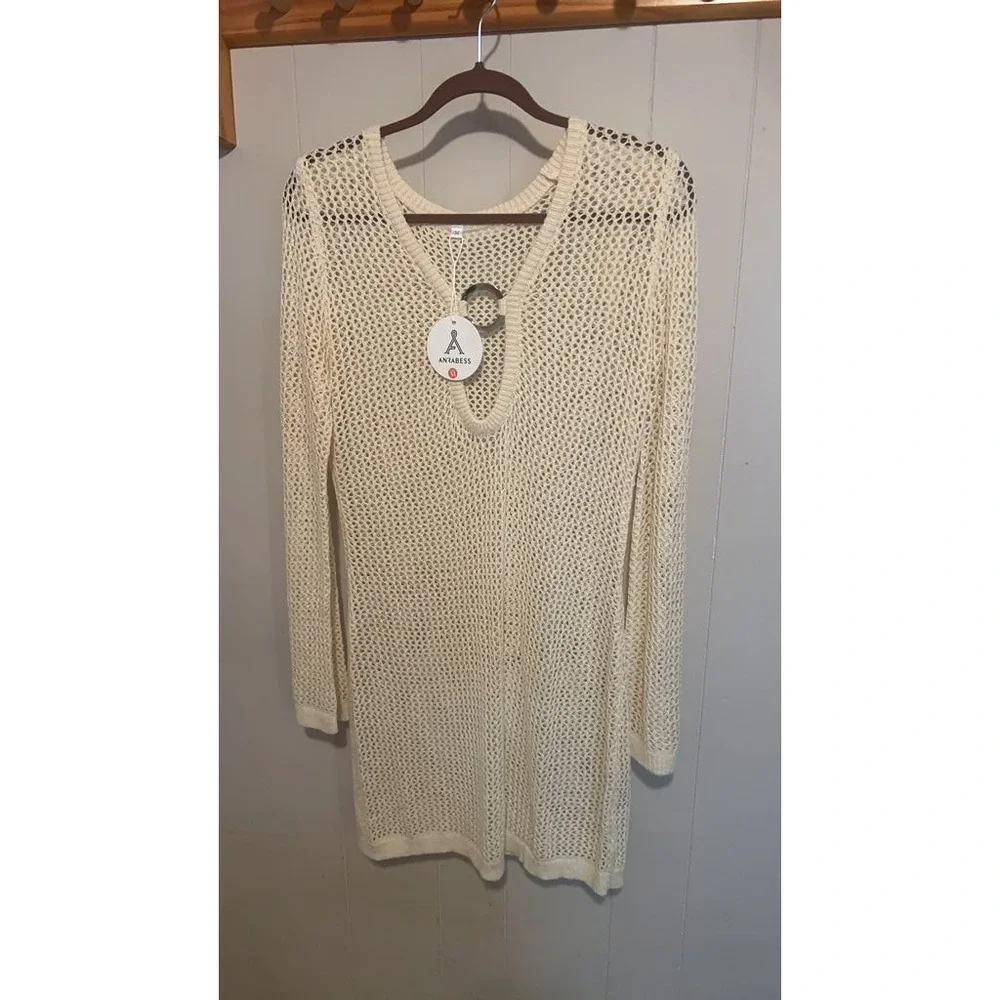 ANRABESS Women's Knit Sweater Dress